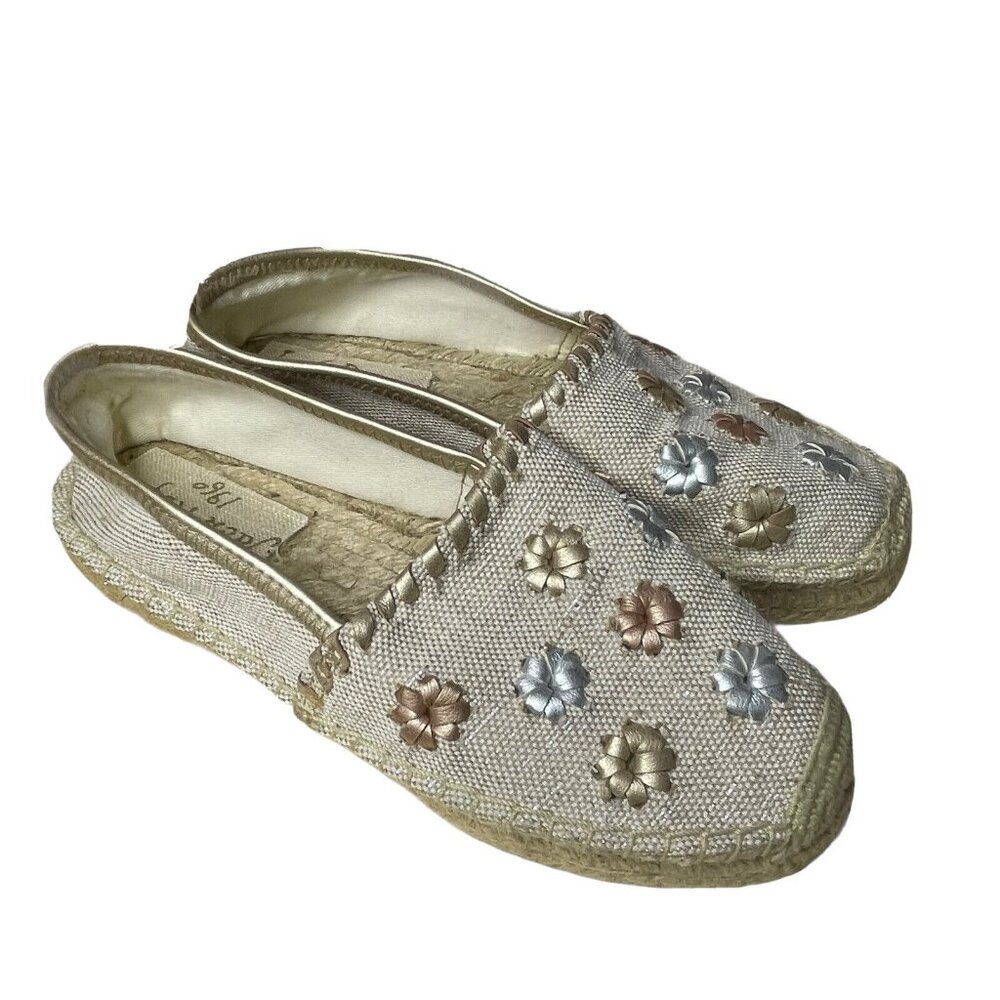 Jack Rogers Women's Loafers Palmer Floral Espadrille Slip On Shoes Size 7.5